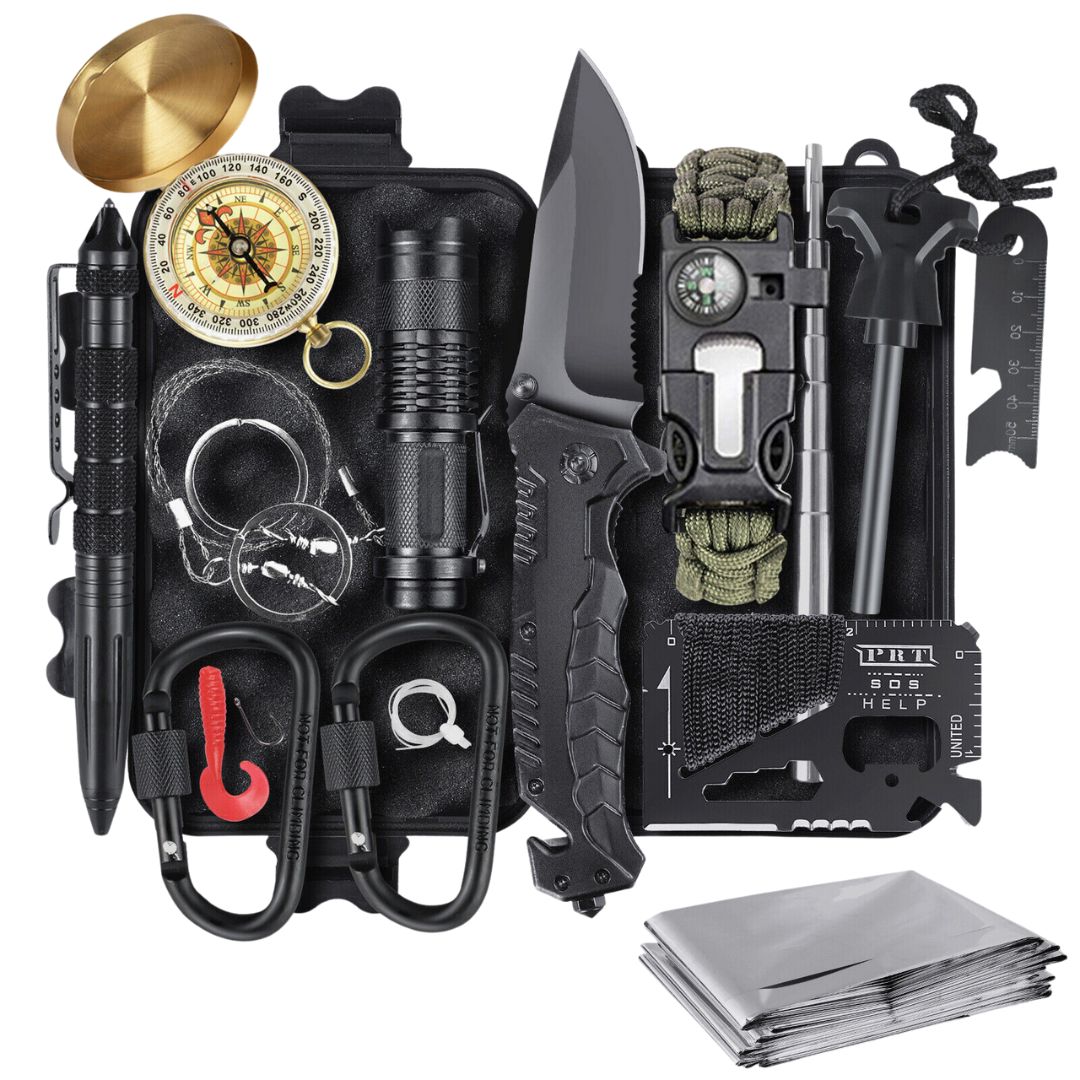 14 in 1 Survival Kit – Emergency Tools & Kit for Survival Situations