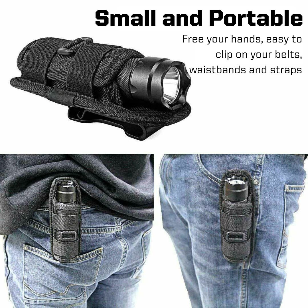 360 Degree Tactical Flashlight Holder