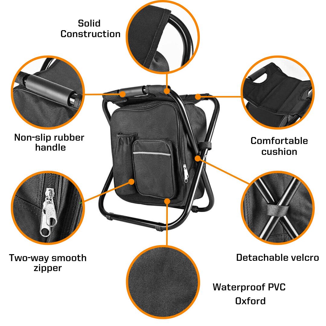 AVG - Backpack Folding Chair With Cooler