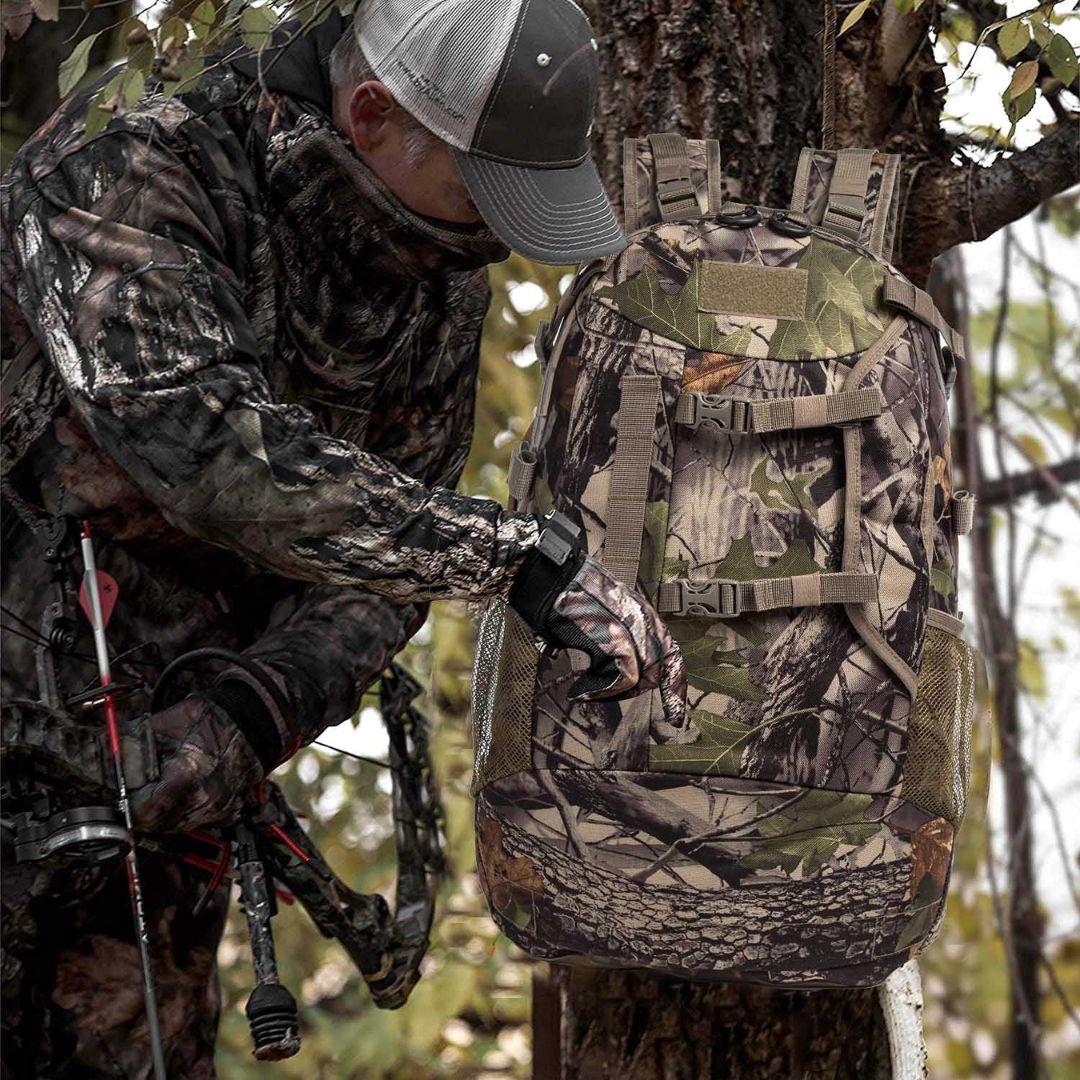 Hunting backpack with gun holder best sale