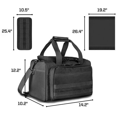 Tactical Range Bag With Molle System