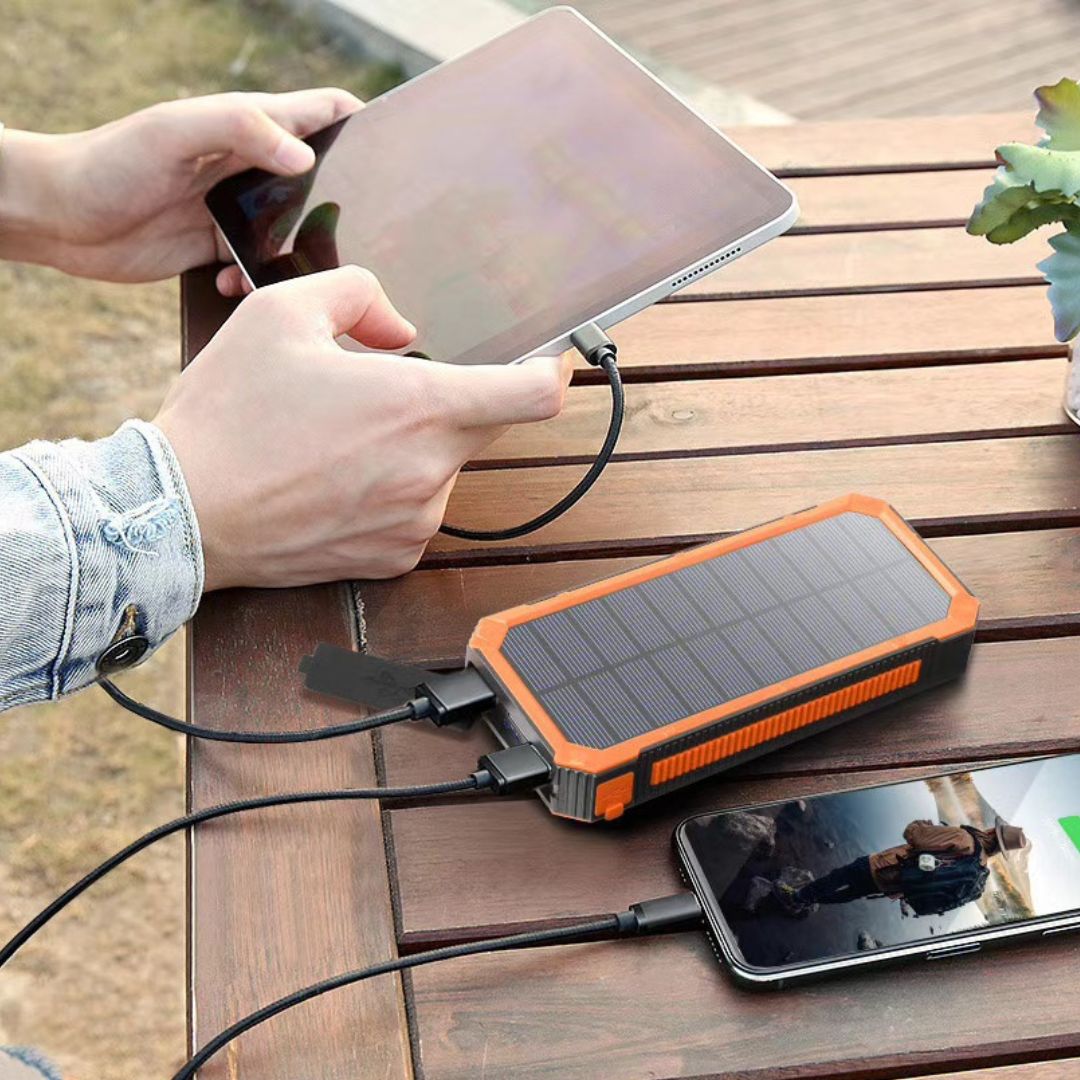 Wireless Solar Power Bank 30,000mAh 20W