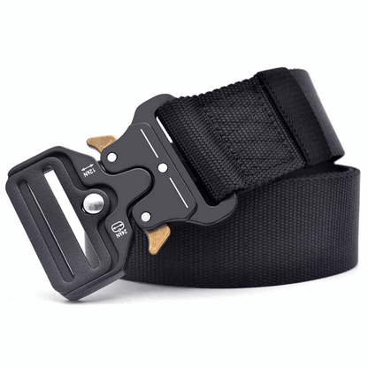 Adjustable Tactical Belt With Metal Buckle