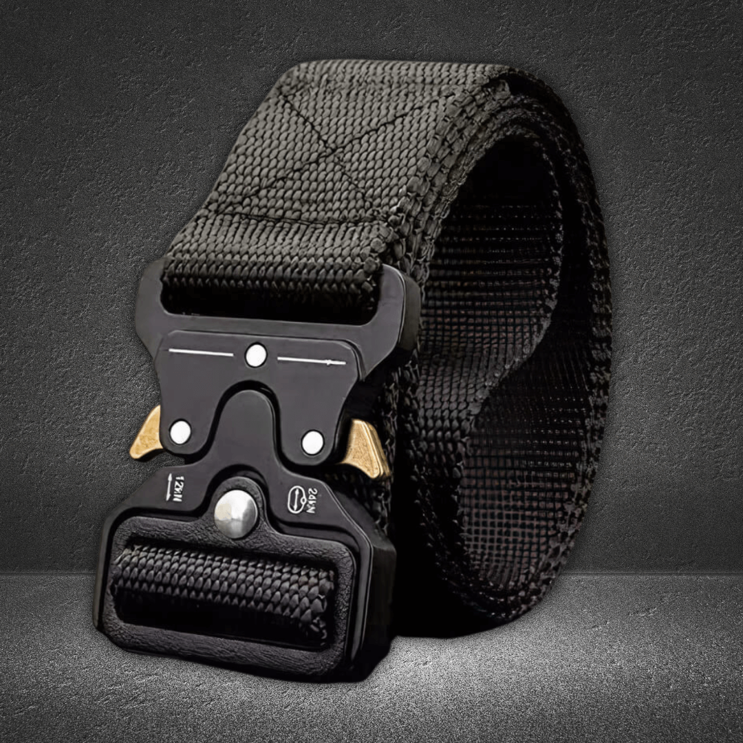 Adjustable Tactical Belt With Metal Buckle