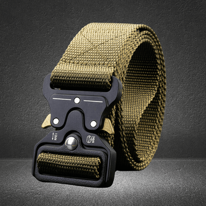 Adjustable Tactical Belt With Metal Buckle