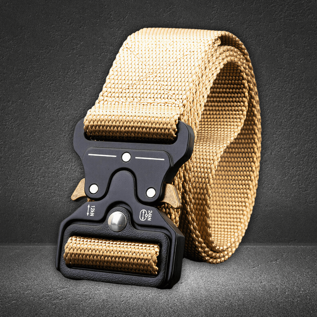 Adjustable Tactical Belt With Metal Buckle